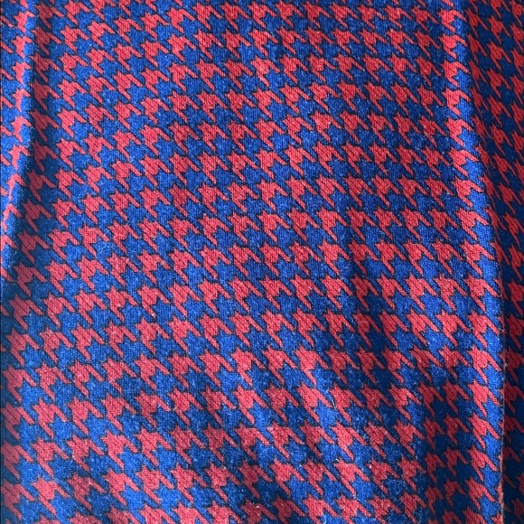 J. Crew Tippi Houndstooth in Red/Blue - Picture 6 of 7